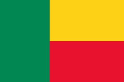 베냉 국기, 기본형 2D 이미지