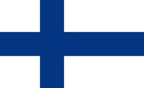 핀란드 국기, 기본형 2D 이미지