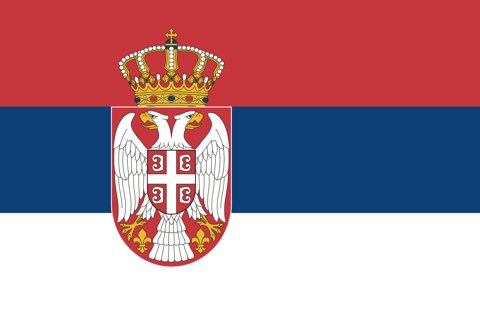 Serbia National Flag, Original(Basic) type 2D image