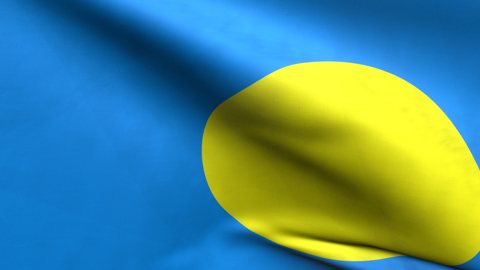 Palau Oceania 8-5,National Flag,3D Flag images